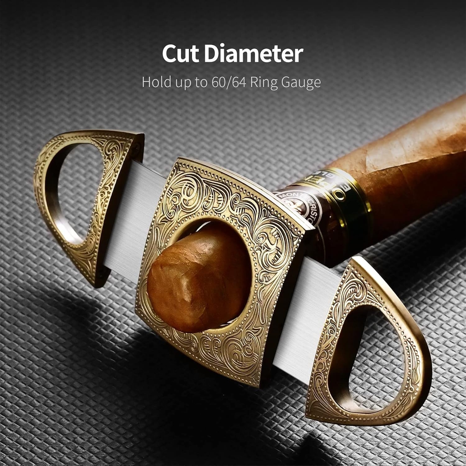 CIGARLOONG Double Blade Cigar Cutter