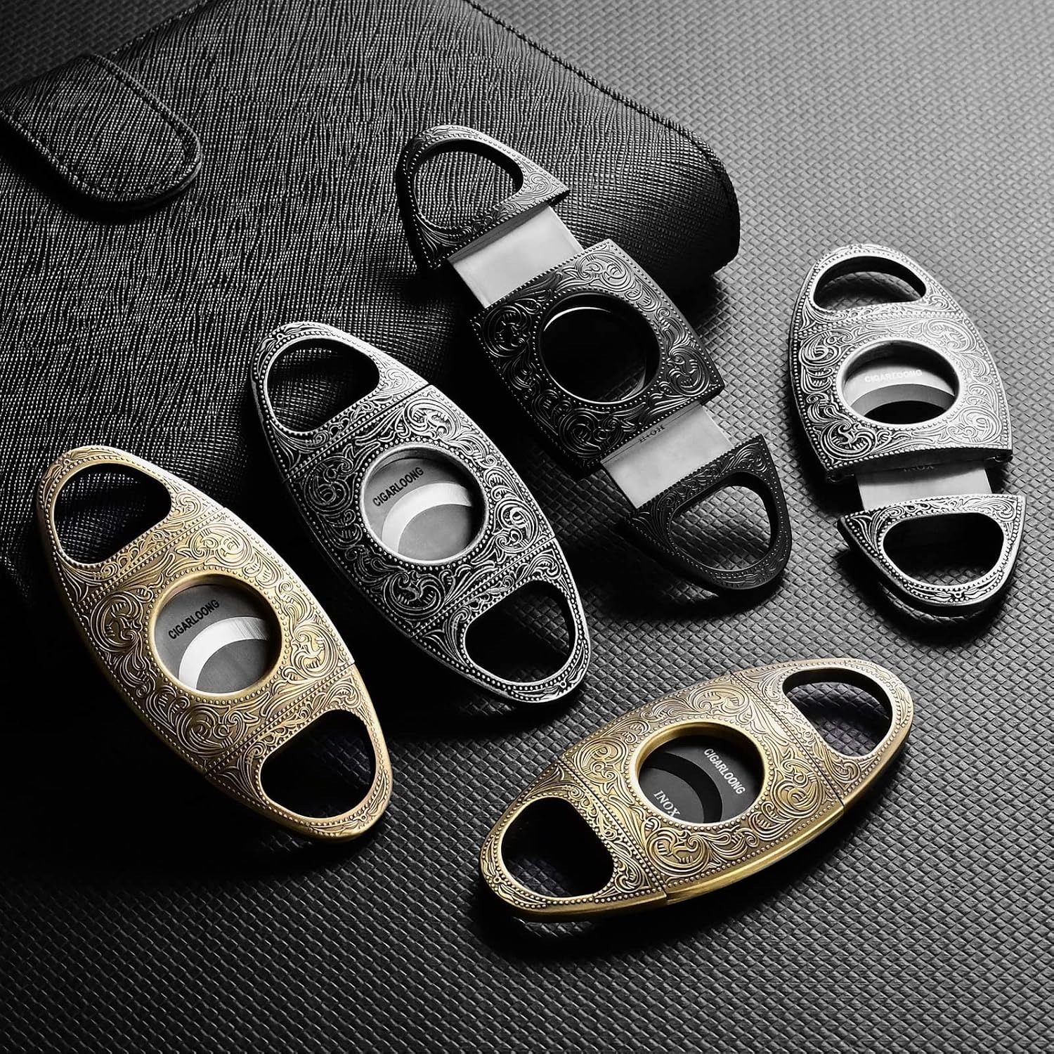 CIGARLOONG Double Blade Cigar Cutter