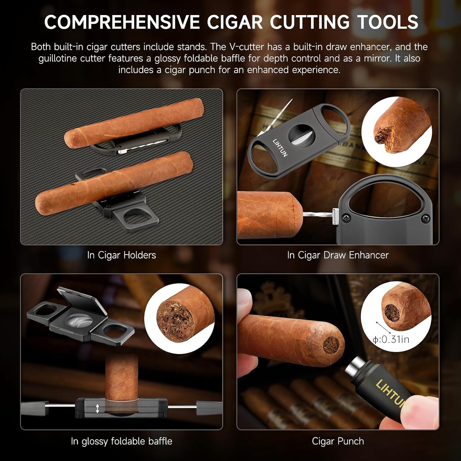 LIHTUN Travel Cigar Gift Set: image 5
