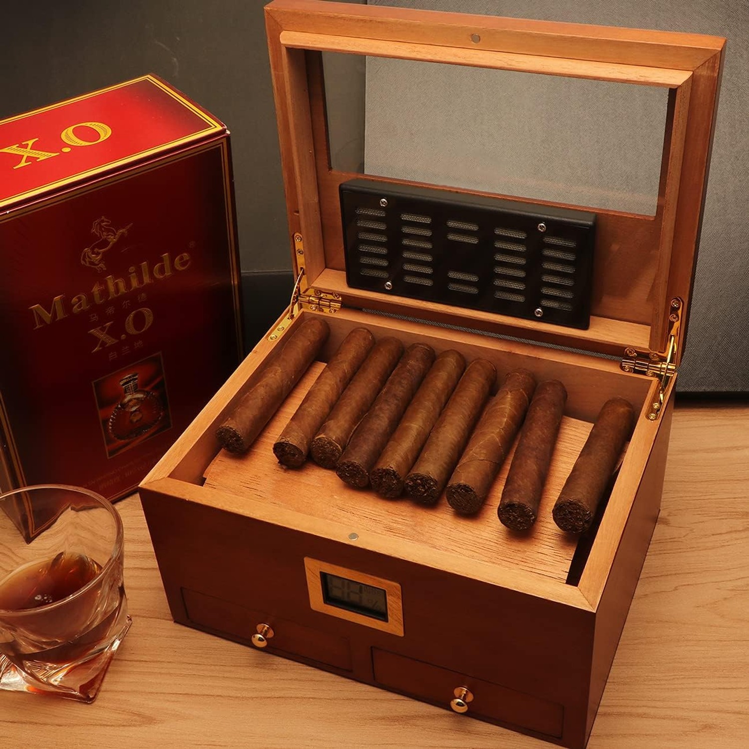 TISFA Rectangular Humidor Humidifier